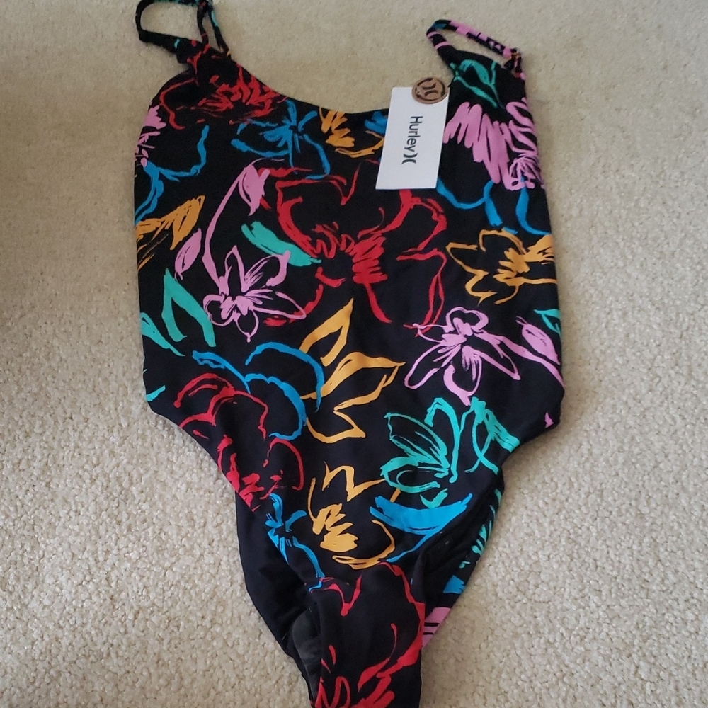 Hurley Multicolor Floral Swimsuit